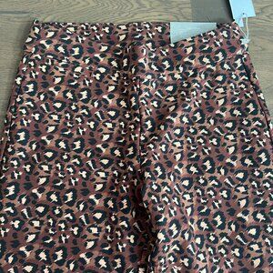Soft Surroundings Leopard  Ponte Leggings XS